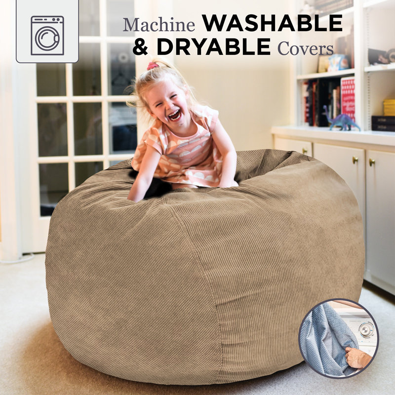 CordaRoy's Corduroy Convertible Bean Bag Chair & Reviews Wayfair